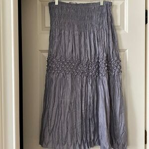 Beautiful Maxi Dressy Silver Grey Skirt